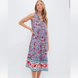 NWT - Tuckernuck Mauve and Rose Wildflower Salty Paloma Caftan